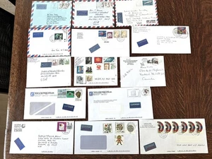 Germany/Deutschland 1990s Lot of 14 Attractive Commercial Covers to USA - Picture 1 of 2