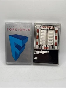 2x FOREIGNER CASSETTE TAPE ALBUMS Greatest Hits JOB LOT BUNDLE ROCK - Picture 1 of 3