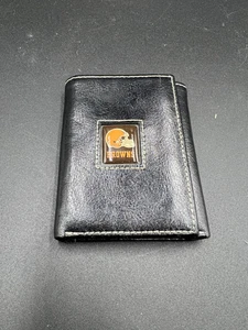 Vintage Cleveland Browns Wallet Tri Fold NFL Football Helmet Logo Never Used - Picture 1 of 3