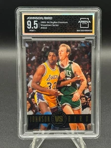 1993/94 Skybox Premium Showdown Larry Bird Magic Johnson #SS12 ๐ฅ Arena Club 9.5 - Picture 1 of 3