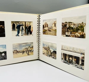 VTG 1990 PARIS FRANCE 143 Color SNAPSHOTS Vacation B PARKER HEATSEAL PHOTO ALBUM - Picture 1 of 24