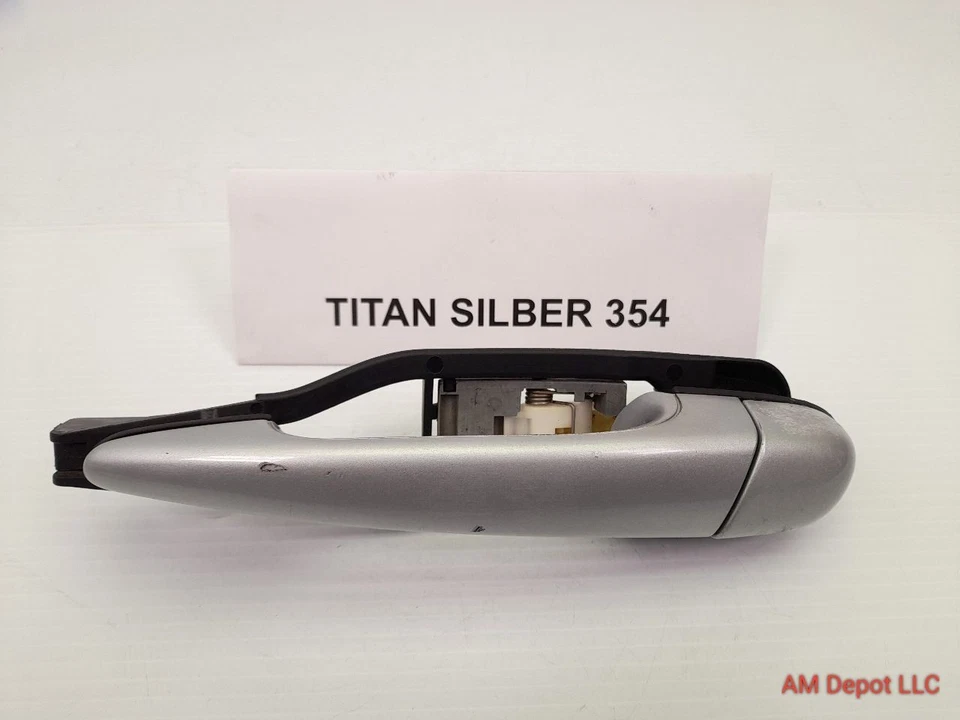 BMW 330ci 325ci 325i 330i E46 2000 manija de puerta trasera izquierda con soporte plateado Foto 1 de 4