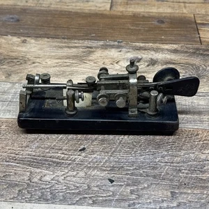 1920s Vibroplex Bug Key NYC Made Telegraph – For Parts or Restore Serial Unknown - Zdjęcie 1 z 17
