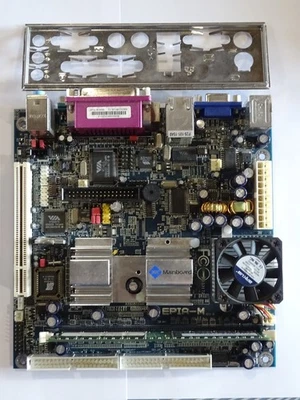 Carte mère VIA EPIA EPIA-M Rev.B Mini-ITX + CPU intégré + 512 Mo DDR1 + Ventirad - Photo 1/4