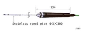 THERMOCOUPLE PROBE TYPE K AIR/GAS 12"L COLE PARMER 08533-98 ANRITSU 510k - Picture 1 of 1