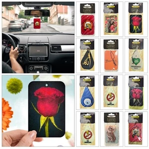 Hanging Car Air Fresheners 5pcs/10pcs Long-Lasting Fragrance 3 Various Scents - Picture 1 of 39