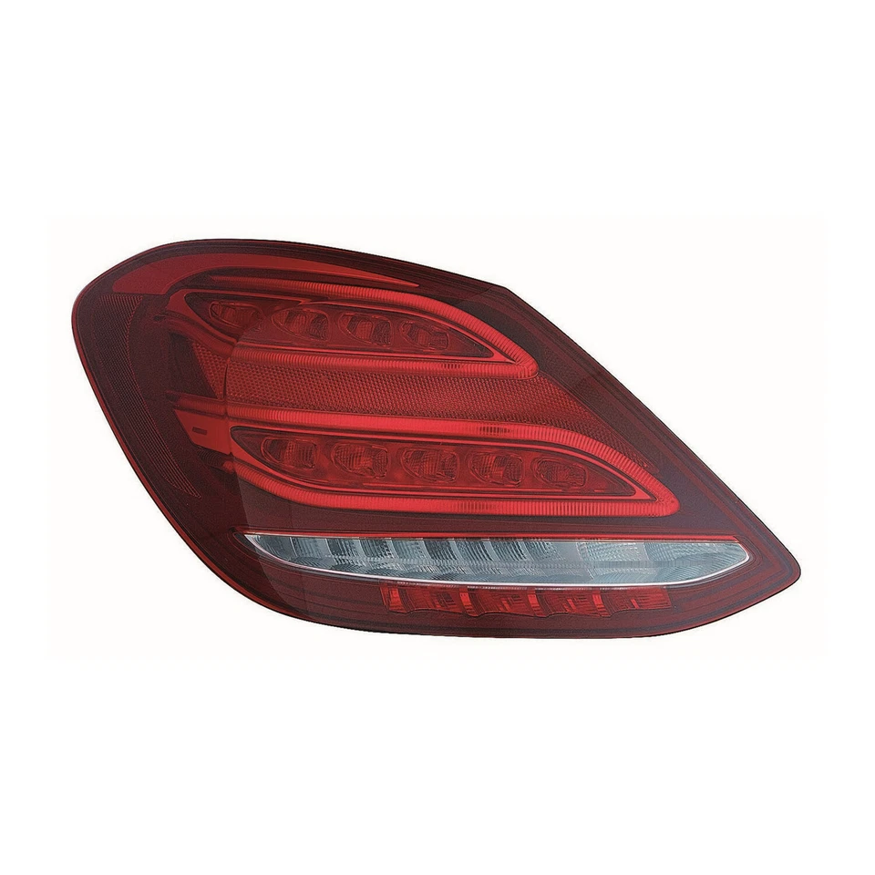Left Driver Side LED Tail Light Fits 15-18 Mercedes-Benz C300 C400 C63 AMG CAPA - Image 1 of 1