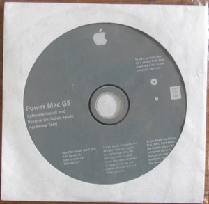 Apple eMac Restore Install OSX 10.2.7 DVD Media 2003 de colección - Imagen 1 de 3