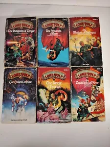 The World Of Lone Wolf by Page and Dever, 6 book lot 3, 8, 9, 10, 11, 12 - Picture 1 of 3