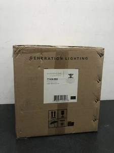 Gen lighting 77436-962 Academy 11.5 in. 1-Light Brushed Nickel Semi-Flush Mount  - Picture 1 of 3