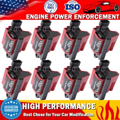 Bobina de encendido cuadrada para Chevy Silverado GMC Sierra 4,8 L 5,3 L 6,0 L 8,1 L V8 UF271 Foto 1 de 4