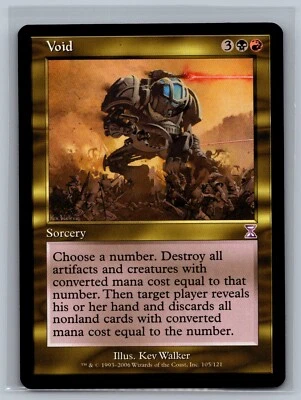 Magic The Gathering Time Spiral Timeshifted Void #105/121 MTG TCG CCG - Image 1 of 2