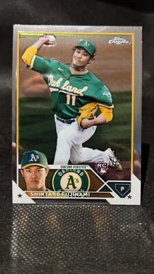 Shintaro Fujinami 2023 Topps Chrome Rookie RC #97 Athletics - Image 1 of 2