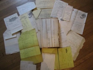 Ledger & Papers from Ludlam Wagon & Carriage Builders, Glen Cove, NY - Picture 1 of 10