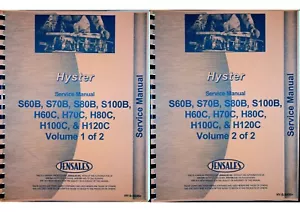 Hyster Forklift S60B S80B S70B H80C H120C S100B H70C H100C H60C Service Manual - Picture 1 of 9