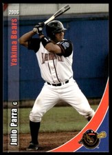 2006 Grandstand Yakima Bears Julio Parra Yakima Bears #4