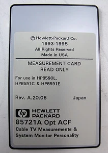 HP 85721A ACF Measurement Card - Picture 1 of 1