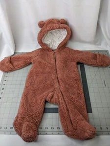 Body Sherpa de una pieza con capucha Carters talla 3M - Imagen 1 de 10