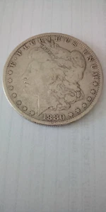 1880 Silver Dollar Liberty Head Coin - Picture 1 of 2