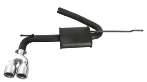 Escape deportivo para Audi A3 8V + 8VA Sportback 2012- 2x76mm silenciador redondo - Imagen 1 de 6