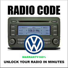 UNLOCK NAVIGATION VW RADIO CODES FULL SERIES RNS510 RNS310 RCD510 FAST SERVICE