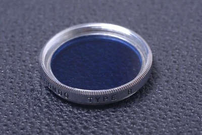 ✅ RONDO BLUE TYPE B 25MM FILTER GENUINE VINTAGE LENS OR CAMERA SCREW 14-3 - Image 1 of 2