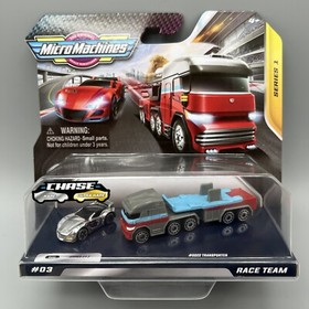 Micro Machines Silver Chrome Chase Rare Series 1 # 03 Race Team Read Description