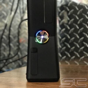 Custom Xbox 360 Slim RF ROL - Ring Of Light Power Button RAINBOW Plug & Play! - Picture 1 of 3