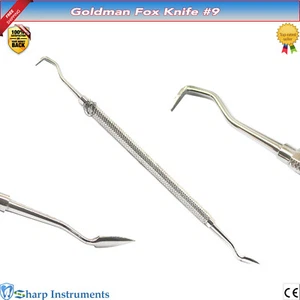 Dental Goldman Fox Periodontal Knife GF9 Dental Surgical Curette Perio Scaler CE - Picture 1 of 1