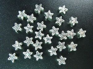 500pcs Tibetan Silver Tiny Star Spacer Beads 4mm T218