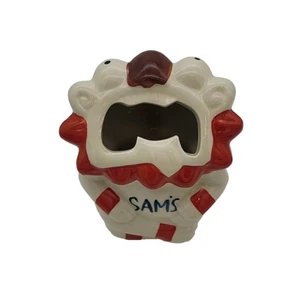 Sam's Restaurant Group Lion Fu Dog Tiki Ryukyu Islands, Okinawa Giappone Vintage - Foto 1 di 10