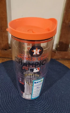 Houston Astros 2017 World Series Tervis 24 oz Tumbler. New Cover