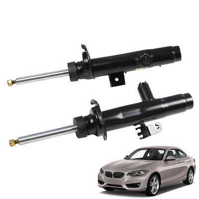 For BMW F30 320i 328i 328d 37116793865 37116793866 RWD Pair Front Shock Struts - Image 1 of 4