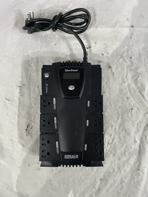 CyberPower CP825AVR LCD UPS System 825VA/450W 8 Outlets 825AVR No Battery! - Image 1 of 3