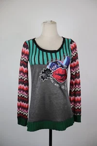 Desigual Women's Sweater Size S Woman Casual Vintage Tee Shirt - Picture 1 of 10