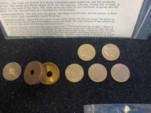 The Mulholland Box Okito and Better Rare Item Brass Coin Magic Tricks Rare Item - Picture 1 of 10