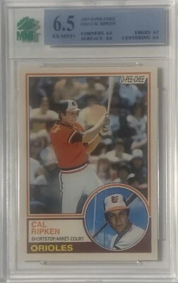 1983 O-PEE-CHEE OPC Cal Ripken Jr #163 MNT 6.5 Second Year Baltimore Orioles HOF - Image 1 of 2