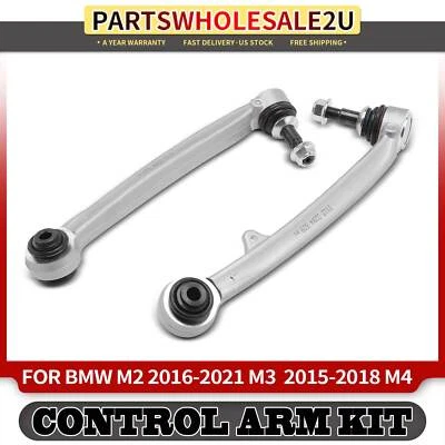 2x Front Rearward Control Arm w/Ball Joint Assembly for BMW M2 2016-2021 M3 M4 - Image 1 of 4