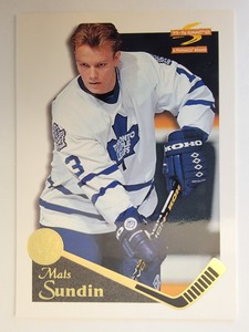 1995-96 Pinnacle Summit Mats Sundin #9 Toronto Maple Leafs
