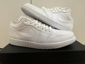 Jordan 1 Low Triple White 2020 for Sale 