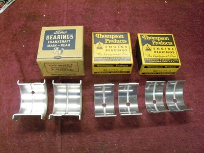 Ford Flathead V-8 1936-1938 estándar y rodamientos principales .002, NOS/NORS 68-6331-A Foto 1 de 4