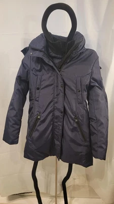 Chaqueta para mujer Marc Jacobs azul invierno relleno acolchado talla mediana Foto 1 de 4