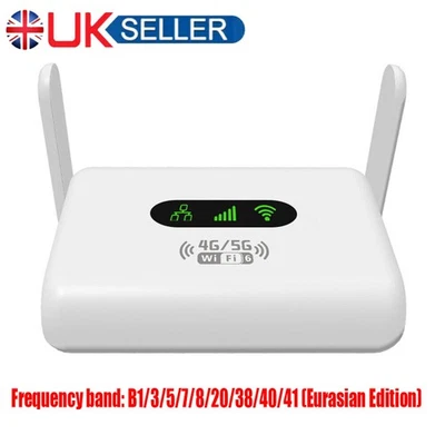 300Mbps 4G LTE Mobile WiFi Hotspot 5G Unlocked 4G LTE Router With SIM Card Slot - Image 1 of 4