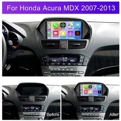 Radio estéreo para automóvil Honda Acura MDX 2007-2013 4G+64G Android 14 Carplay cámara GPS Foto 1 de 4