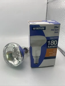 Status 28 Watt R50 180 Lumen Ses/e14 Small Screw Cap Halogen Spot Bulb - Picture 1 of 6