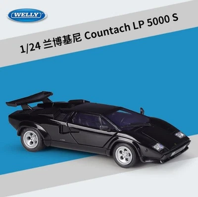 Welly 1:24 Lamborghini Countach LP5000S Model Diecast Car Vehicles New - Image 1 of 4