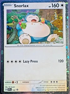 Absolutely Mint! Snorlax 122 Sv: Scarlet & Violet Promo Cards Holo  3! Swirls M - Picture 1 of 6