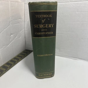 Textbook Of Surgery Edited By F. Christopher 3rd Edition 1942 Hardcover - Picture 1 of 15