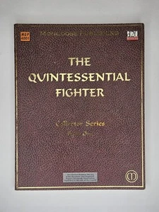 THE QUINTESSENTIAL FIGHTER : Collector's Series Book One - d20 System Guide - Picture 1 of 7