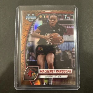 2024-25 Bowman U Cromo Mackenly Randolph 1er Reptiliano Naranja 01/25 #53 - Imagen 1 de 2